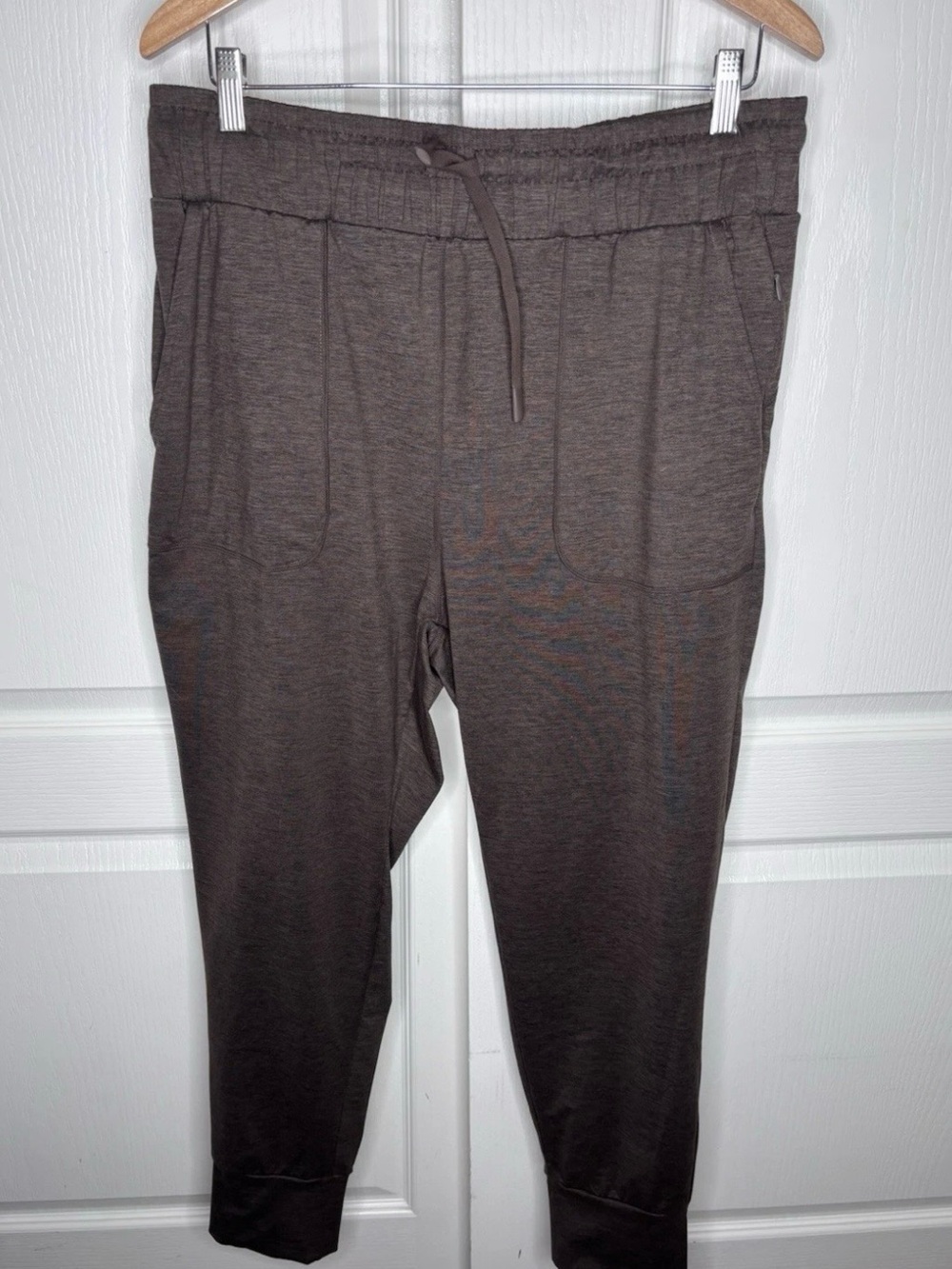 Varley Duke Jogger Pants Heathered Brown women size XL